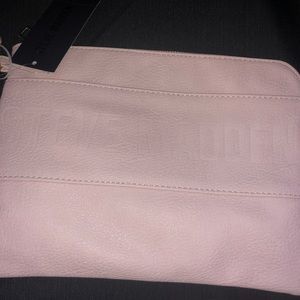 Steve Madden Large Embossed Pink Pouch